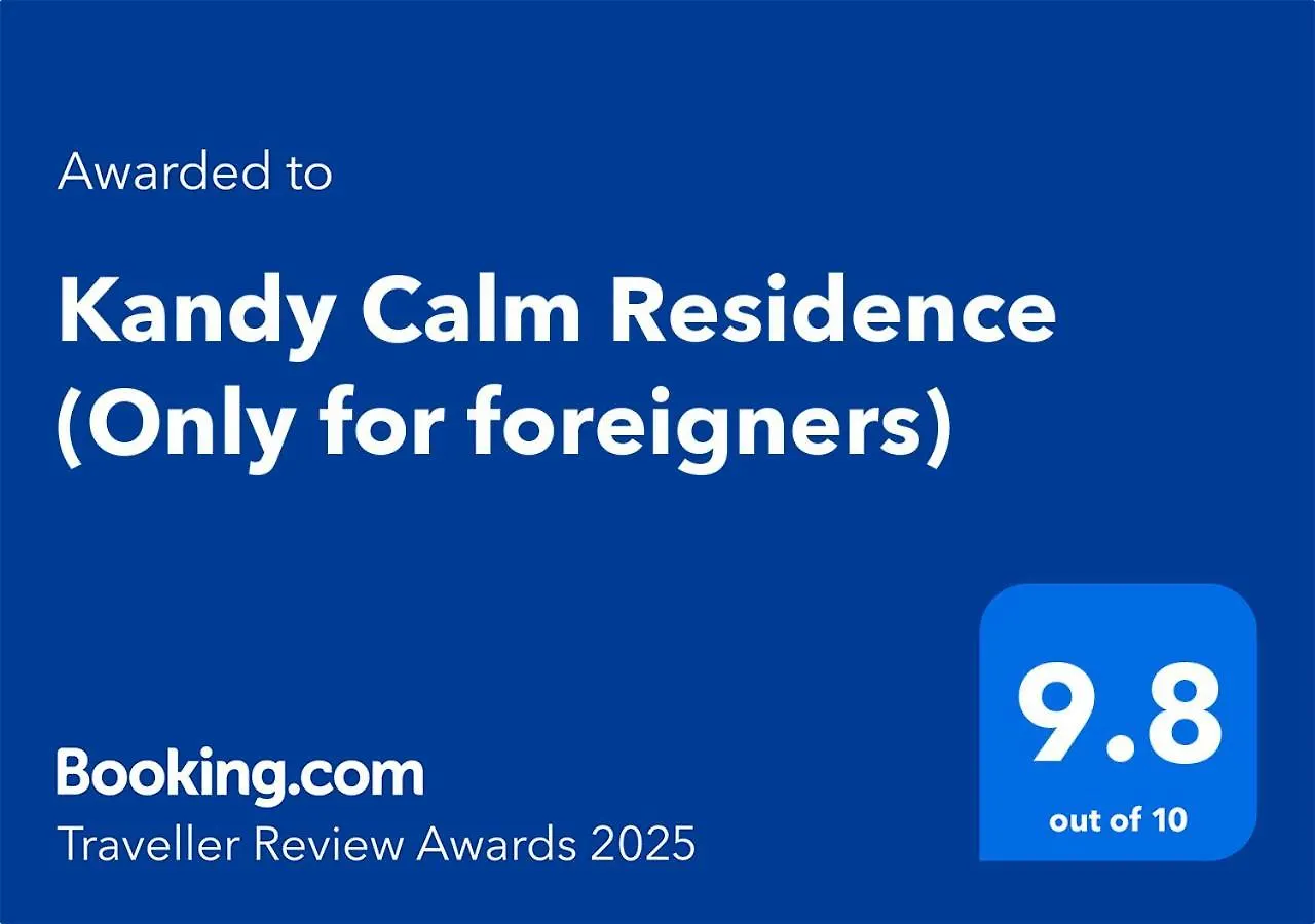 Bed & Breakfast Kandy Calm Residence Pallekele Kadawidiya